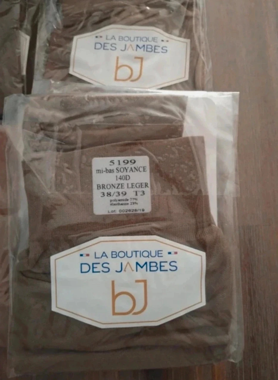 Mi-bas energétique 70D,Bronze Léger T3, La Boutique Des Jambes – photo 2